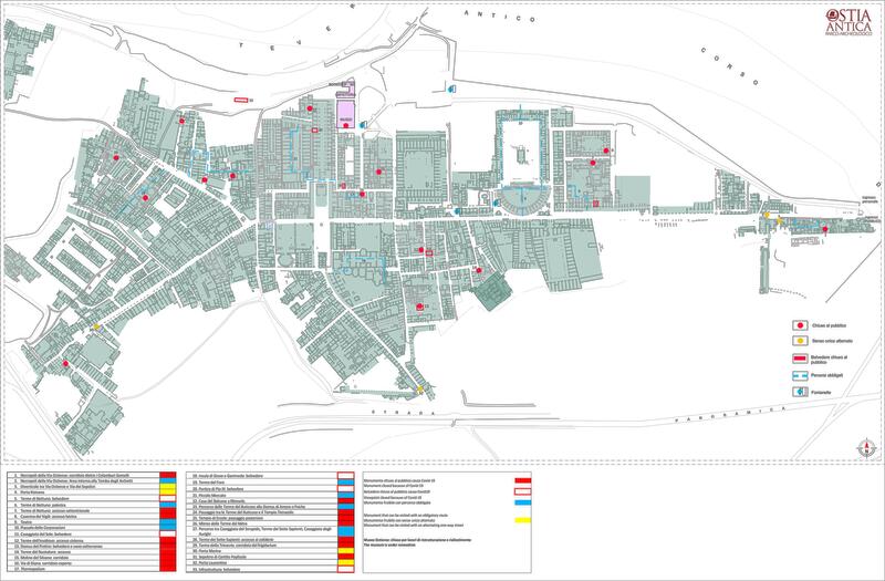 mappa Ostia sicurezza COVID