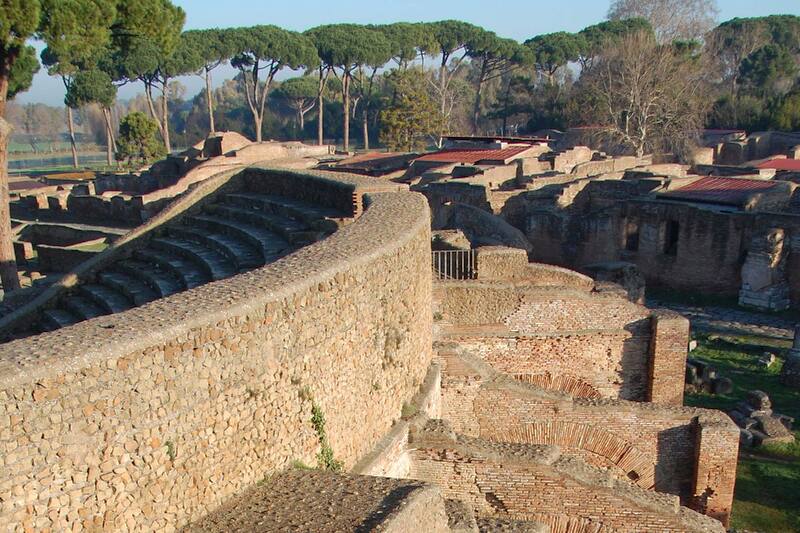 Highest part of the cavea of the Theatre, 1st century BC-4th century AD