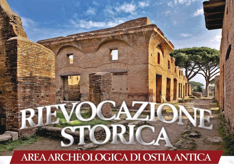 Historical reenactment at Ostia Antica