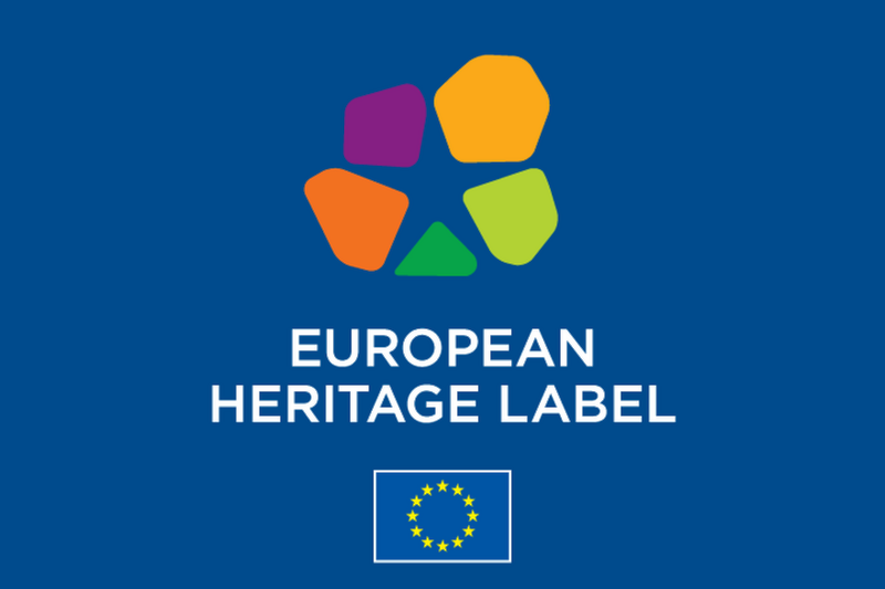 Marchio Patrimonio Europeo Logo Blu