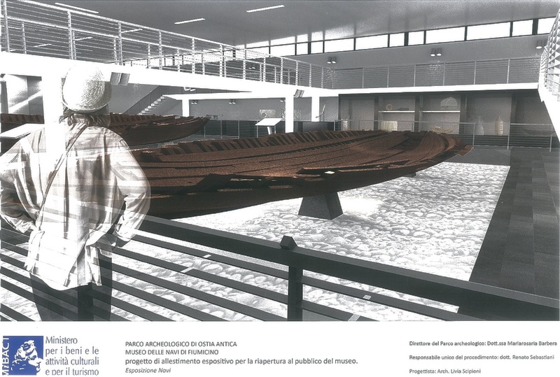 rendering museo delle navi - interno 1
