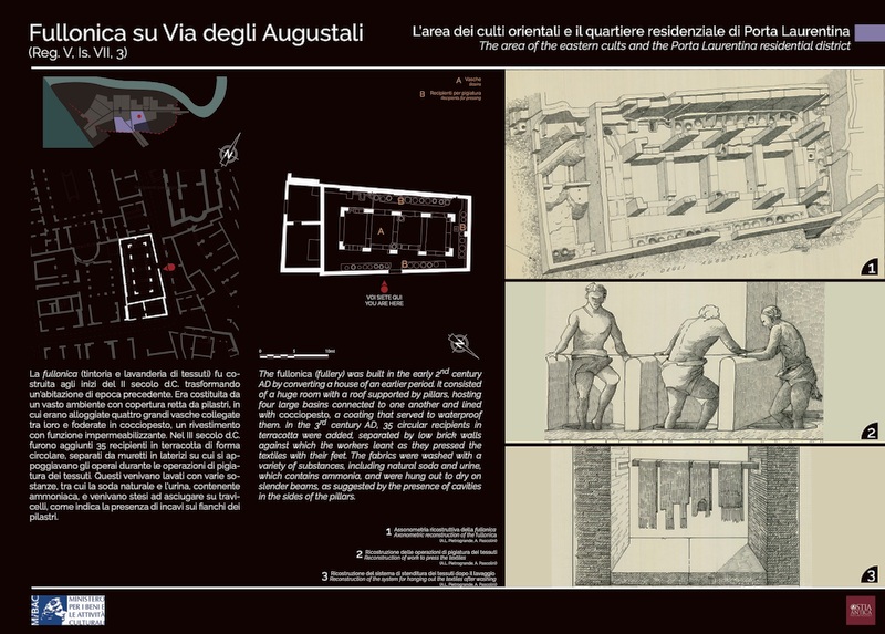 Panel 36 - Fullonica su via degli Augustali