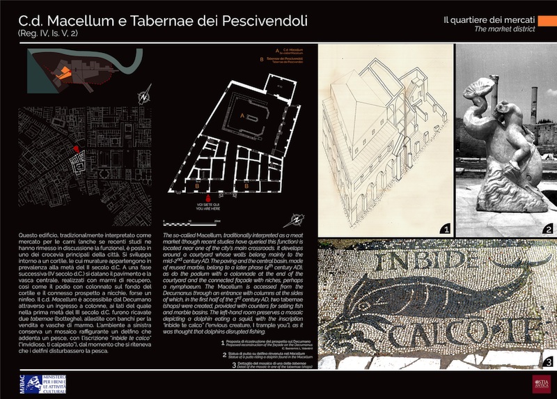Pannello 85 - Cd. Macellum e Tabernae dei Pescivendoli