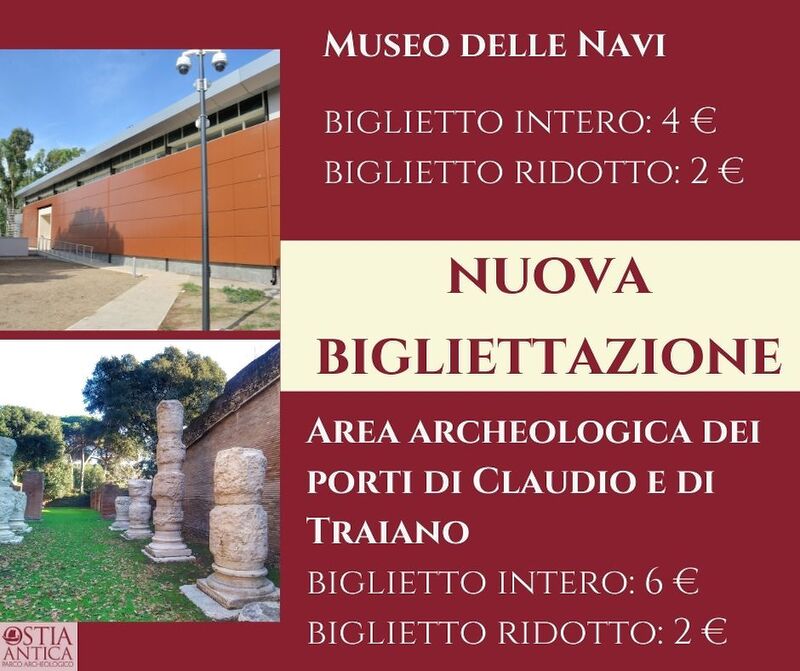 Nuova bigliettazione Portus e Museo Navi