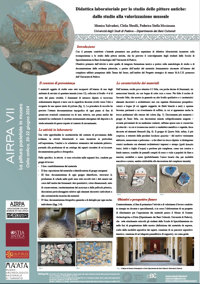 Salvadori et al. - Didattica laboratoriale per lo studio delle pitture antiche