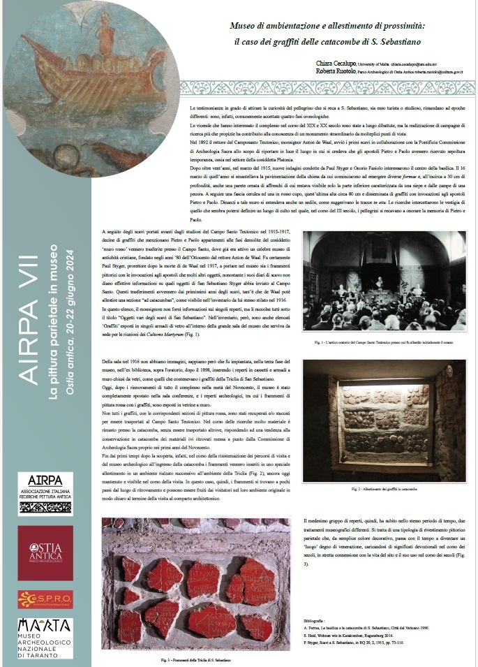 Cecalupo, Ruotolo - Il caso dei graffiti delle catacombe di San Sebastiano