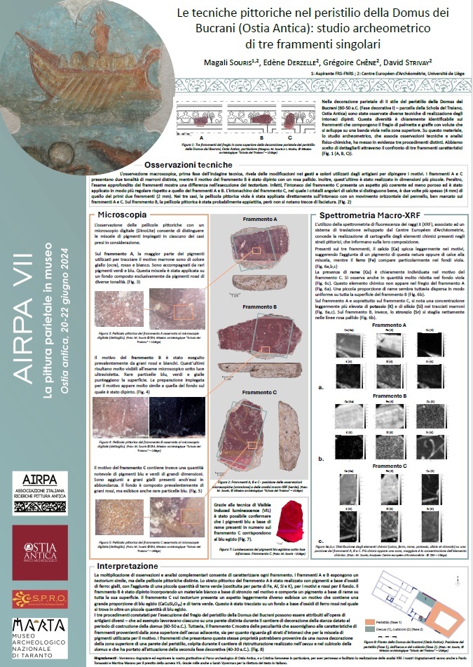 Souris et al. - Le tecniche pittoriche nel peristilio della Domus dei Bucrani (Ostia antica)