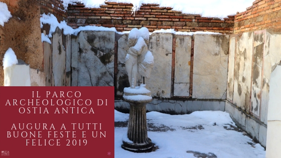 buone feste dal parco di ostia antica